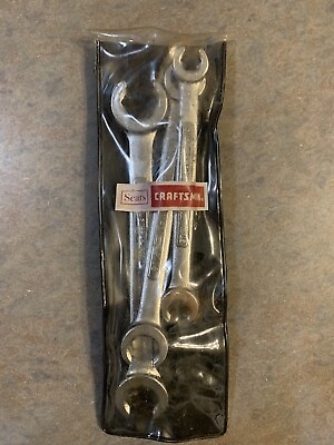 #ad #ad SEARS CRAFTSMAN VINTAGE 3 PIECE WRENCH SET NEW 9 4433 $32.00