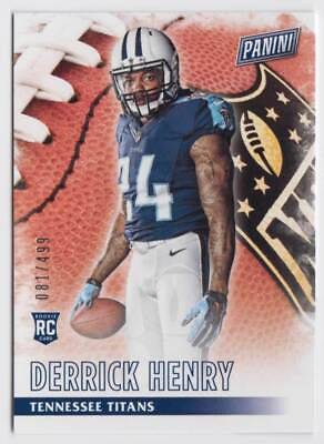 #ad 2016 Panini Black Friday Rookies #59 Derrick Henry 081 499 Tennessee Titans $15.95