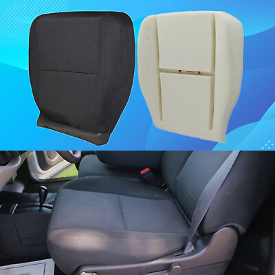 #ad For 07 14 GMC Sierra 1500 2500 HD Driver Bottom Cloth Seat Cover amp; Foam Cushion $48.25