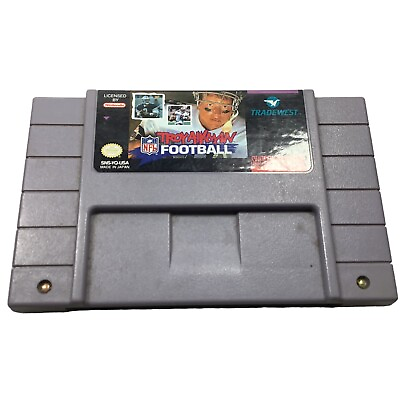#ad Vintage SNES Game Troy Aikman NFL Football Super Nintendo $8.99