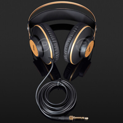 #ad Genuine AKG K92 Over Ear Closed Back Monitor Studio Stereo Headphones Black Gold $42.99