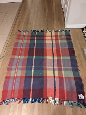 #ad Vintage Ice Wool Blanket Made By Folda Ltd In Iceland 60quot; X 43quot; $35.00