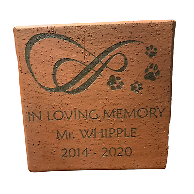 #ad Customizable Laser Engraved Brick 8x8 4x8 or 2x8 Memorial Stone Gift $29.25