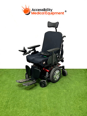#ad Electric Power Wheelchair Quantum J4 Power Chair Tilt Includes Batteries $574.00