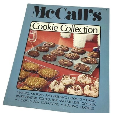 #ad #ad 1985 McCall#x27;s Cookie Collection Vol 1 Cookbook Recipes Margot Wolf Bar Molded PB $8.50