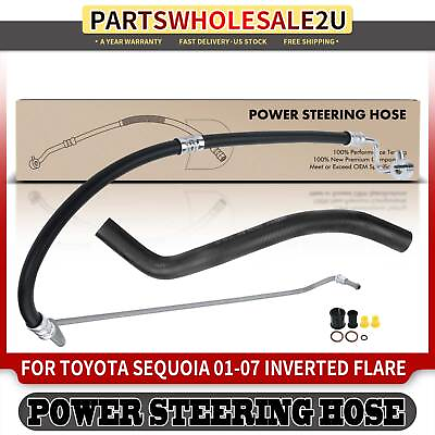 #ad Power Steering Pressure amp; Reservoir Hose Assy for Toyota Sequoia 2001 2007 4.7L $64.99