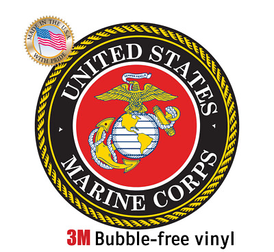 #ad U.S. USMC Marine Corps Seal Car Truck Laptop Decal OFFICIAL SELLER $3.49