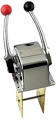 #ad Pactrade Marine Twin Lever Engine Control Made Of Chrome Plated Brass For Boat $199.99