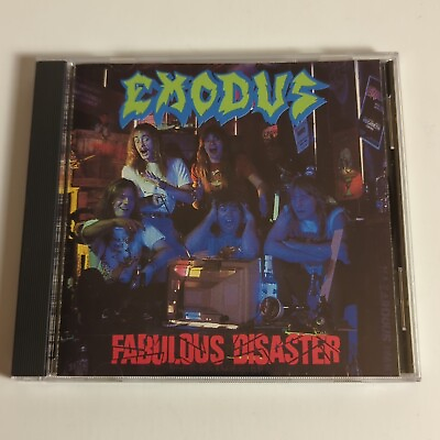 #ad Exodus Fabulous Disaster CD Original Combat Records Release 1989 Metal Thrash $27.99