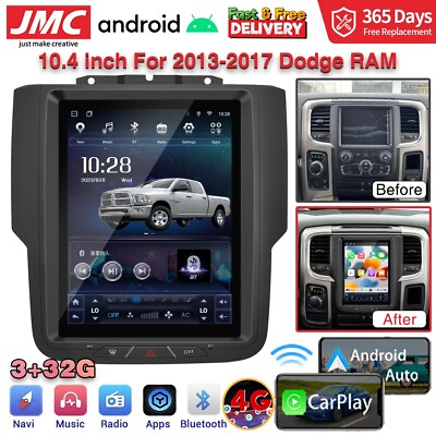 #ad for 2013 17 Dodge RAM 1500 2500 Android 12 Car Radio Stereo Carplay GPS Navi New $496.95