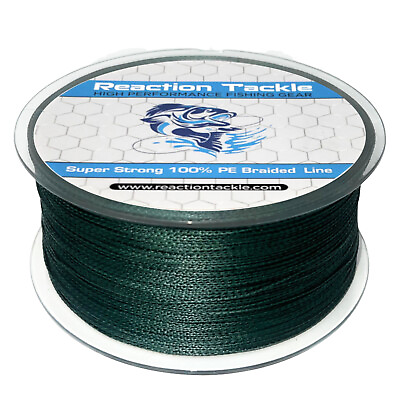 #ad Reaction Tackle Braided Fishing Line Various Sizes and Colors $9.99