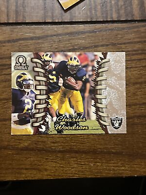 #ad 1998 Pacific Omega Charles Woodson #181 Rookie RC HOF $3.49