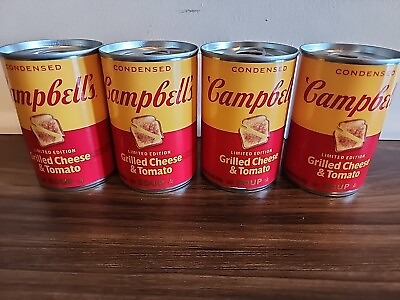 #ad 4x Cans Campbell#x27;s Limited Edition Grilled Cheese amp; Tomato Soup Only One Run $31.95