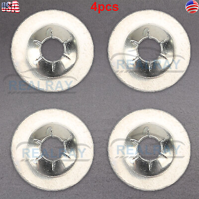 #ad 4x Emblem Stay Holding Retainer Clips Push Washer Nut for Honda 90301 ST0 003 $10.80