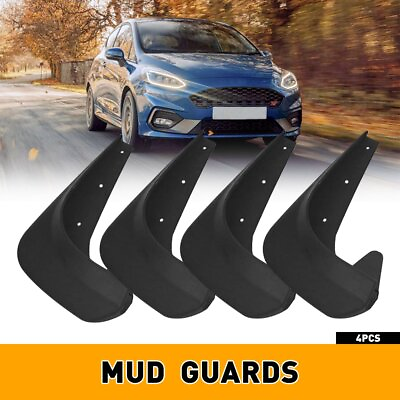 #ad 4 Mud Flaps Universal Splash Guards Fits For Many Front amp; Rear Includes Hardware $24.99