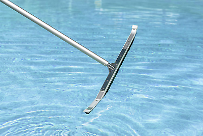 #ad Pool Brush 36 Inch Swimming Pool Cleaning Tool Aluminum Back Commercial $51.03