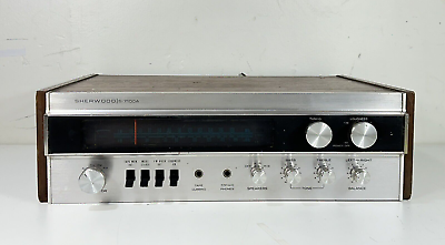 #ad #ad Vintage 1970 Sherwood S 7100A Stereo Receiver 25WPC into 8Ω NO POWER PARTS $59.87