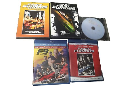 #ad #ad Lot of 6 The Fast amp; Furious DVD#x27;s Speed DVD Set Action $7.44