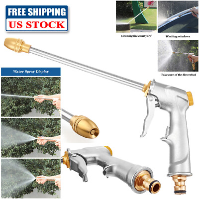High Pressure Power Gun Water Spray Car Clean Washer Tool Set Garden Hose Nozzle $8.59