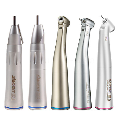 #ad Dental 1:1 1:5 Electric Handpiece Contra Angle Straight LED Fiber Optic NSK Type $287.98