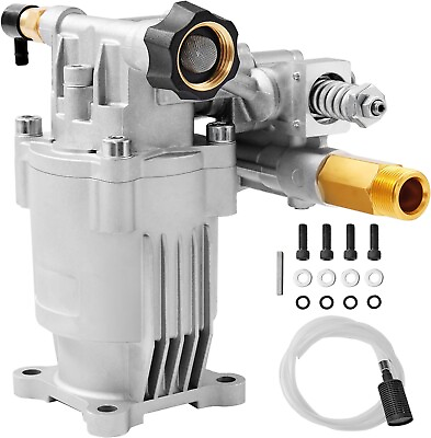 #ad 3400 Psi Pressure Washer Pump 3 4quot; Shaft Horizontal for Honda Briggs RYOBI Parts $67.55