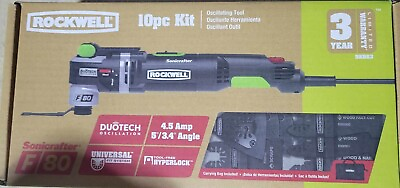 #ad RI4 Rockwell RK683 10pc Kit Sonicrafter F80 Universal Fit System NEW $89.00