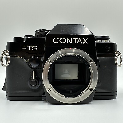 #ad Contax RTS 35mm SLR Film Camera Body Only Rubber Is Peeling Off $99.50