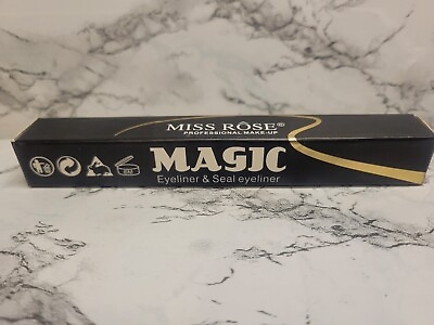 #ad MISS ROSE Magic Double Head Eyeliner amp; Seal Eyeliner Black Liner NEW $9.95