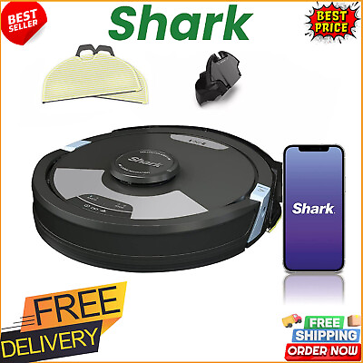 #ad Shark AV2610WA AI Matrix 2in1 Robot Vacuum Sonic Mopping Light Use APP Control $193.19