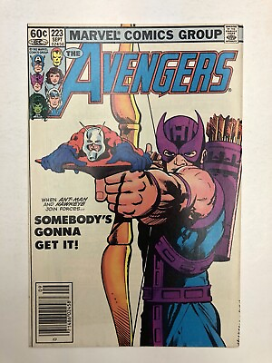 #ad AVENGERS #223 NM Hawkeye Ant Man Cover Taskmaster 1982 BRONZE AGE MARVEL COMICS $44.95