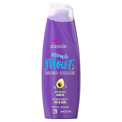 #ad #ad Aussie Miracle Moist with Coconut Oil Paraben Free Conditioner 12.1 Fl Oz $5.94