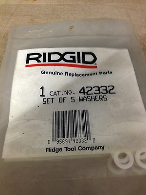 #ad Ridgid Set Of 5 Washers 42332 $6.00