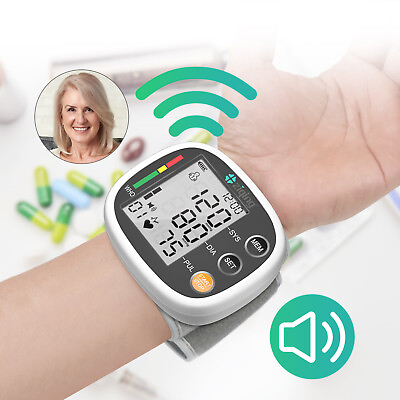 Blood Pressure Machine Wrist Blood Pressure Monitor USB Rechargeable Best Gift $23.65