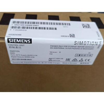 #ad Siemens 6AU14 35 0AA00 0AA1 6AU1435 0AA00 0AA1 SIMOTION DRIVE BASED CONTROL New $3988.00