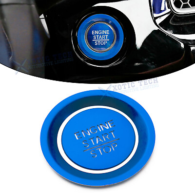 #ad Blue Go Engine Start Push Button Switch Sticker Cover For Civic 11th Gen 2022 $12.97