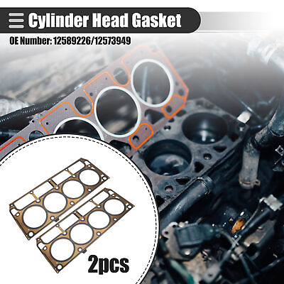 #ad 2PCS 12589226 12573949 Engine Cylinder Head Gasket for Cadillac for Chevrolet $33.72
