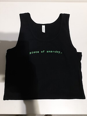 #ad #ad Bella Womens Size XL Black Tank Top quot;piece of anarchyquot; $4.88