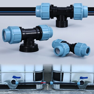 #ad Customizable Watering Systems with IBC Tank Thread Connector and MDPE Fittings $16.72