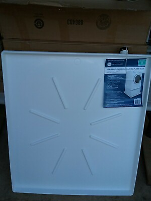 #ad 6 GE Low Profile Washing Machine Floor Trays PM7X2 Protect Scuff Spill Overflow $105.00