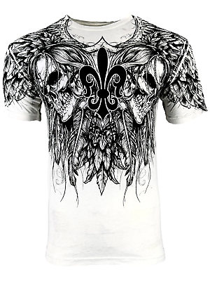 Xtreme Couture By Affliction Men#x27;s T shirt Gather Biker Wings S 6XL #ad #ad $26.95