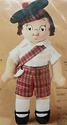 #ad CAMPBELL#x27;S Soup Boy Kid Doll Kit Unopened Sealed Sewing Needlepoint Vintage 1980 $6.99