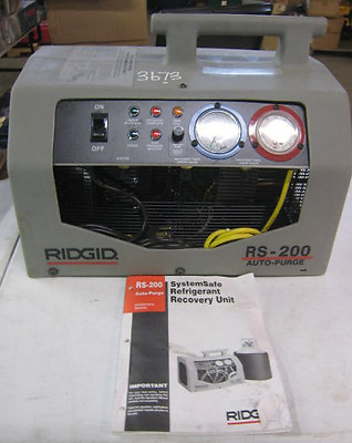 #ad NEW Ridgid Model RS 200 Refrigerant Recovery 1 3 HP 115 V FREE SHIPPING $799.99