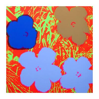 #ad Andy Warhol quot;Flowers 11.69quot; Sunday B Morning Fine Art Silk Screen $750.00
