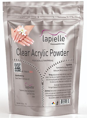 #ad #ad Lapielle Acrylic Powder Professional Acrylic Nail System quot;Clearquot; 16oz . $24.99
