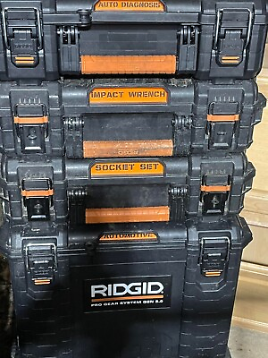 #ad Ridgid Pro Gear Tool Box Labels for Gen 1 or Gen 2 tool boxes $3.00