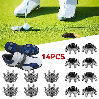#ad 14Pcs Replacement Golf Shoes Spikes Fast Twist Studs Cleats For Footjoy $9.30