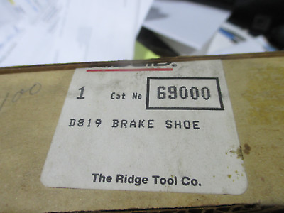 Ridgid parts Cat. 69000 brake shoe D819 $45.00