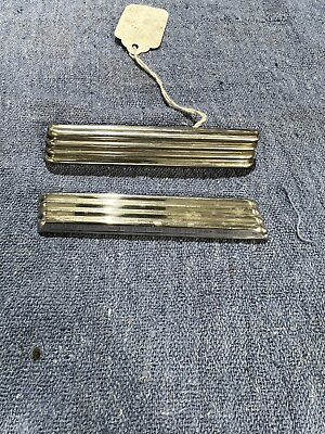 #ad #ad 1940 Ford COWL STAINLESS TRIM MOLDINGS Original Ford Parts Nice Clean Straight $169.00