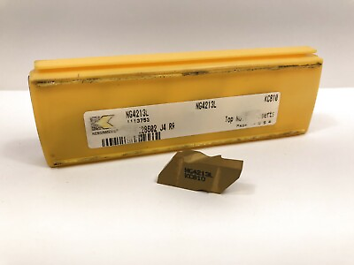 #ad KENNAMETAL NG4213L New Carbide Inserts Grade KC810 5pcs $49.95