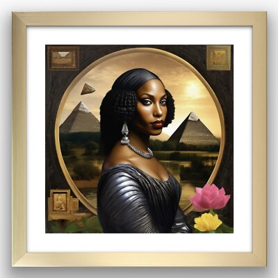 #ad Black Mona Lisa Monette Lisa by Bernardo Maize Poster Print Wall Art $99.95